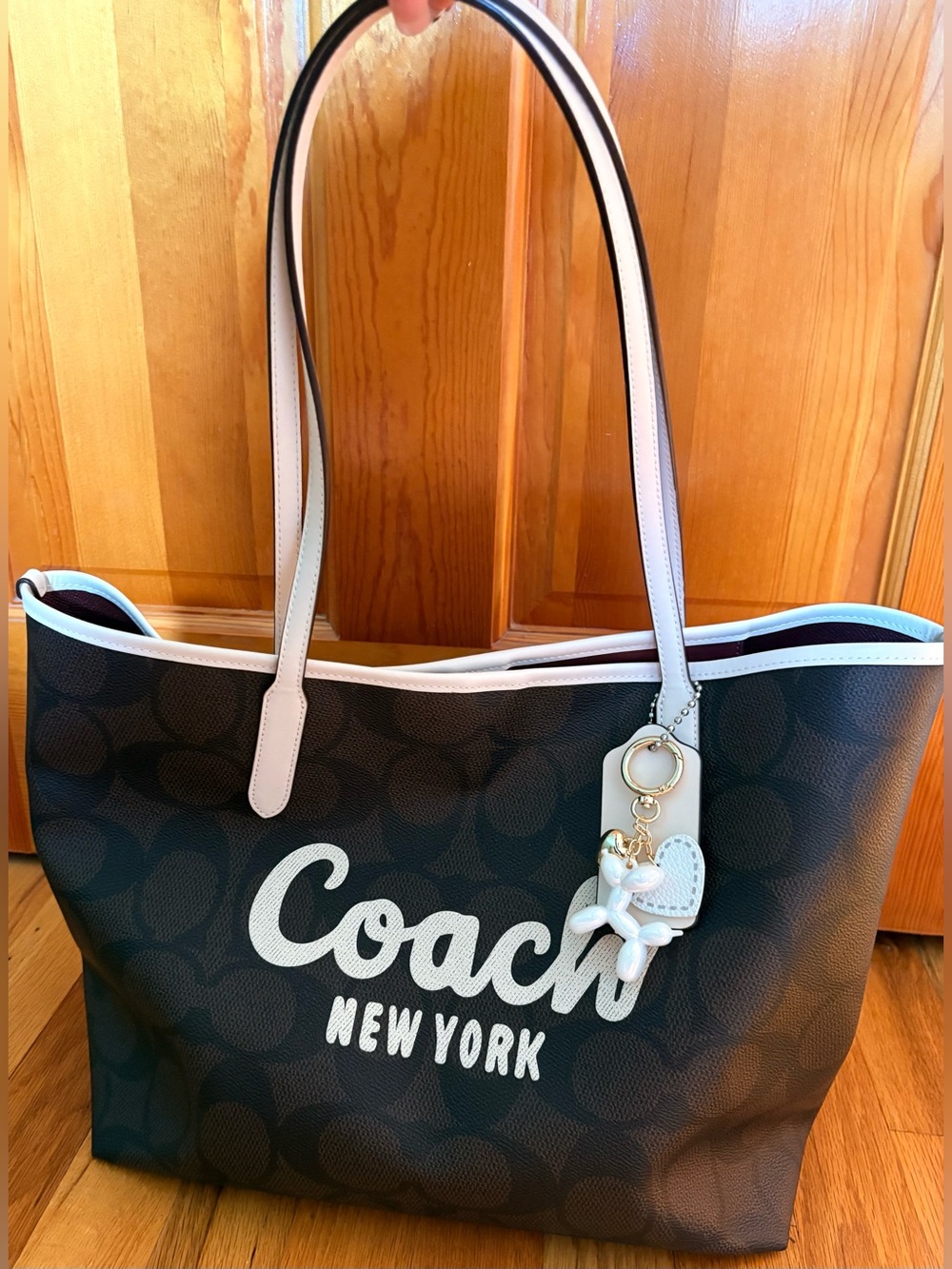 Coach City Script City Tote